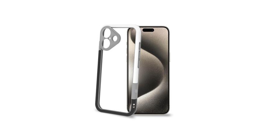 BUMPER - Bumper cover in materiale flessibile, protegge i bordi e la fotocamera posteriore compatibile con Apple iPhone 16 [IPHONE 16 CASES]