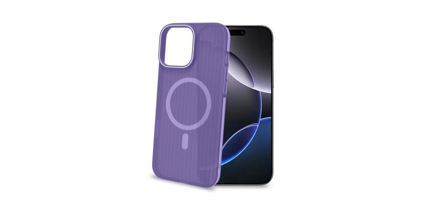 MAGSUIT - Cover semi trasparente in materiale PC compatibile con la tecnologia Magsafe texture ruvida compatibile con Apple iPhone 16 Pro Max [IPHONE 16 CASES]