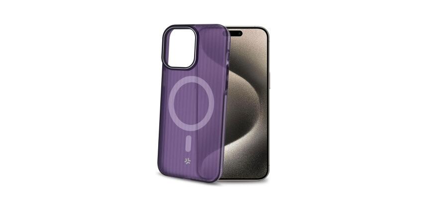 MAGSUIT- Cover semi trasparente in materiale PC compatibile con la tecnologia Magsafe texture ruvida compatibile con Apple iPhone 16 Pro [IPHONE 16 CASES]