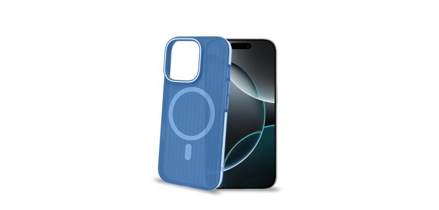 MAGSUIT - Cover semi trasparente in materiale PC compatibile con la tecnologia Magsafe texture ruvida compatibile con Apple iPhone 16 Pro [IPHONE 16 CASES]