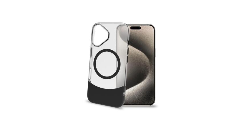 MAGDUAL - Cover trasparente con finitura soft touch compatibile con la tecnologia Magsafe per Apple iPhone 16 [IPHONE 16 CASES]