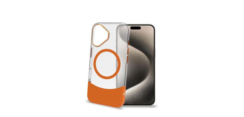 MAGDUAL - Cover trasparente con finitura soft touch compatibile con la tecnologia Magsafe per Apple iPhone 16 [IPHONE 16 CASES]