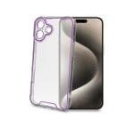 GLOW - Cover trasparente in TPU con bordi che si illuminano al buio compatibile con Apple iPhone 16 Plus [IPHONE 16 CASES]
