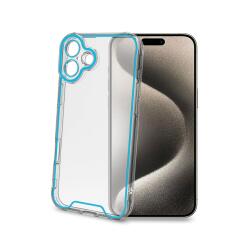 GLOW - Cover trasparente in TPU con bordi che si illuminano al buio compatibile con Apple iPhone 16 Plus [IPHONE 16 CASES]