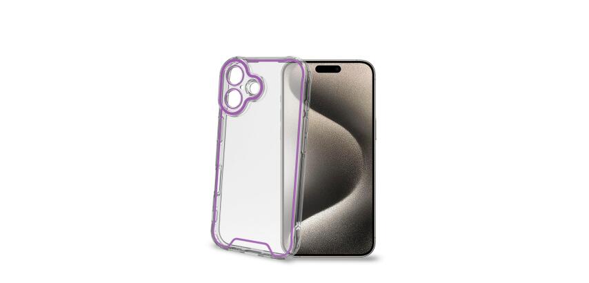GLOW - Cover trasparente in TPU con bordi che si illuminano al buio compatibile con Apple iPhone 16 [IPHONE 16 CASES]