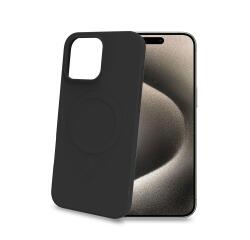 CROMOMAG - Cover in TPU morbido compatibile con la tecnologia Magsafe, colore nero compatibile con Apple iPhone 16 Pro Max [IPHONE 16 CASES]