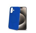 CROMOMAG - Cover in TPU morbido compatibile con la tecnologia Magsafe, colore blu compatibile con Apple iPhone 16 [IPHONE 16 CASES]