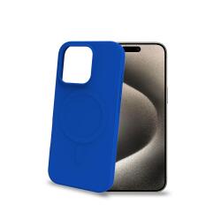 CROMOMAG - Cover in TPU morbido compatibile con la tecnologia Magsafe, colore blu compatibile con Apple iPhone 16 Pro [IPHONE 16 CASES]