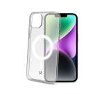 GELSKINMAG - Cover morbida trasparente in TPU, compatibile con la tecnologia Magsafe, anello magnetico color Bianco per Apple iPhone 15 [IPHONE 15 CASES]