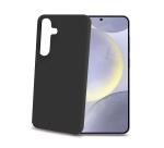 CROMO - Cover in morbido TPU con finitura soft touch colore nero compatibile con Samsung Galaxy S25+ 5G