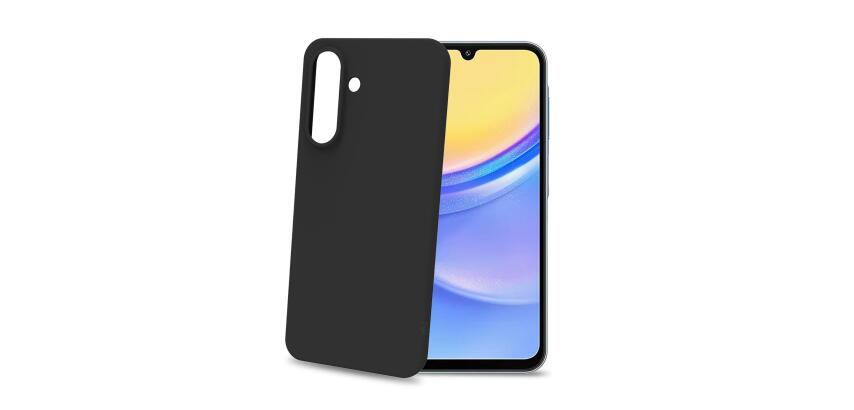 CROMO - Cover in morbido TPU con finitura soft touch colore nero compatibile con Samsung Galaxy A56 5G/ Galaxy A56 5G Enterprise Edition