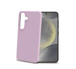 CROMO - Cover in morbido TPU con finitura soft touch colore rosa compatibile con Samsung Galaxy S25 5G/ Galaxy S25 5G Enterprise Edition