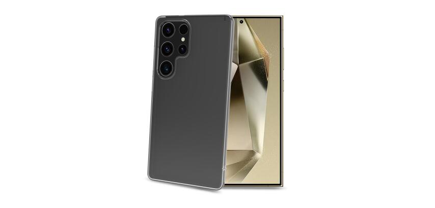 GELSKIN - Cover morbida trasparente in TPU compatibile con Samsung Galaxy S25 Ultra 5G/ Galaxy S25 Ultra 5G Enterprise Edition