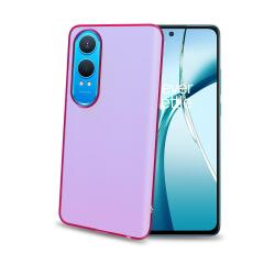 GELSKIN - Cover morbida trasparente rosa in TPU compatibile con Oneplus Nord CE 4 Lite