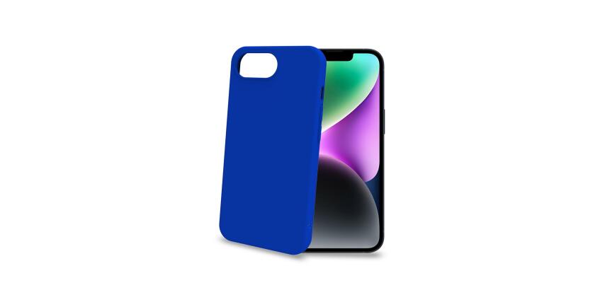 CROMO - Cover in morbido TPU con finitura soft touch colore blu compatibile con Apple iPhone 16e/ iPhone 17e
