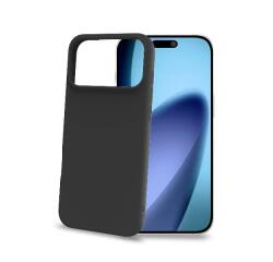 CROMO - Cover in morbido TPU con finitura soft touch colore nero compatibile con Apple iPhone 17 Pro Max [IPHONE 17 CASES]