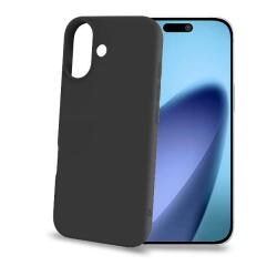 CROMO - Cover in morbido TPU con finitura soft touch colore nero compatibile con Apple iPhone 17 [IPHONE 17 CASES]