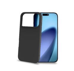 CROMO - Cover in morbido TPU con finitura soft touch colore nero compatibile con Apple iPhone 17 Pro [IPHONE 17 CASES]