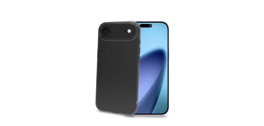 GELSKIN - Cover morbida trasparente nero in TPU compatibile con Apple iPhone Air [IPHONE 17 CASES]