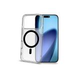 GELSKINMAG - Cover morbida trasparente in TPU, compatibile con la tecnologia Magsafe, anello magnetico color Nero per Apple iPhone 17 Pro [IPHONE 17 CASES]