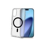 GELSKINMAG - Cover morbida trasparente in TPU, compatibile con la tecnologia Magsafe, anello magnetico color Nero per Apple iPhone 17 [IPHONE 17 CASES]