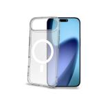 GELSKINMAG - Cover morbida trasparente in TPU, compatibile con la tecnologia Magsafe, anello magnetico color Bianco per Apple iPhone Air [IPHONE 17 CASES]