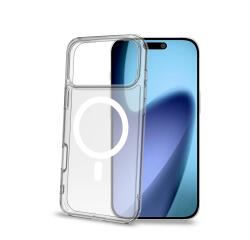 GELSKINMAG - Cover morbida trasparente in TPU, compatibile con la tecnologia Magsafe, anello magnetico color Bianco per Apple iPhone 17 Pro Max [IPHONE 17 CASES]