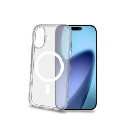 GELSKINMAG - Cover morbida trasparente in TPU, compatibile con la tecnologia Magsafe, anello magnetico color Bianco per Apple iPhone 17 [IPHONE 17 CASES]