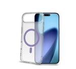 GELSKINMAG - Cover morbida trasparente in TPU, compatibile con la tecnologia Magsafe, anello magnetico color Viola per Apple iPhone Air [IPHONE 17 CASES]