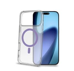 GELSKINMAG - Cover morbida trasparente in TPU, compatibile con la tecnologia Magsafe, anello magnetico color Viola per Apple iPhone 17 Pro Max [IPHONE 17 CASES]