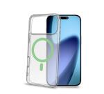 GELSKINMAG - Cover morbida trasparente in TPU, compatibile con la tecnologia Magsafe, anello magnetico color Verde per Apple iPhone 17 Pro Max [IPHONE 17 CASES]