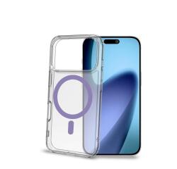 GELSKINMAG - Cover morbida trasparente in TPU, compatibile con la tecnologia Magsafe, anello magnetico color Viola per Apple iPhone 17 Pro [IPHONE 17 CASES]