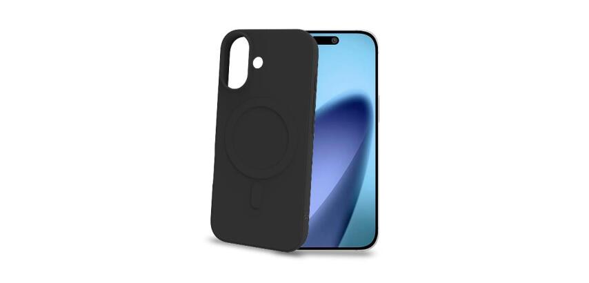 CROMOMAG - Cover in TPU morbido compatibile con la tecnologia Magsafe, colore nero compatibile con Apple iPhone 17 [IPHONE 17 CASES]