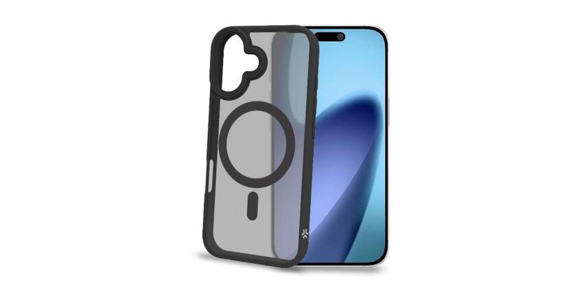 MAGMATT - Cover morbida trasparente con bordi effetto opaco compatibile con la tecnologia Magsafe per Apple iPhone 17 [IPHONE 17 CASES]