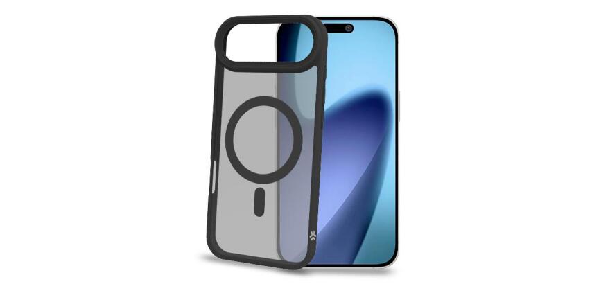 MAGMATT - Cover morbida trasparente con bordi effetto opaco compatibile con la tecnologia Magsafe per Apple iPhone Air [IPHONE 17 CASES]