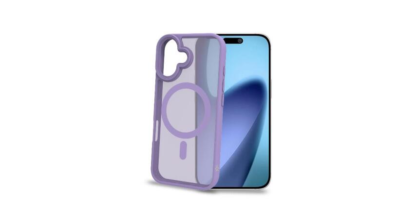 MAGMATT - Cover morbida trasparente con bordi effetto opaco compatibile con la tecnologia Magsafe per Apple iPhone 17 [IPHONE 17 CASES]
