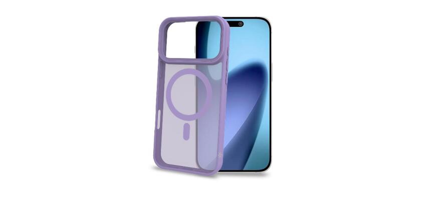 MAGMATT - Cover morbida trasparente con bordi effetto opaco compatibile con la tecnologia Magsafe per Apple iPhone 17 Pro Max [IPHONE 17 CASES]