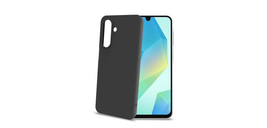 CROMO - Cover in morbido TPU con finitura soft touch colore nero compatibile con Samsung Galaxy A27 5G
