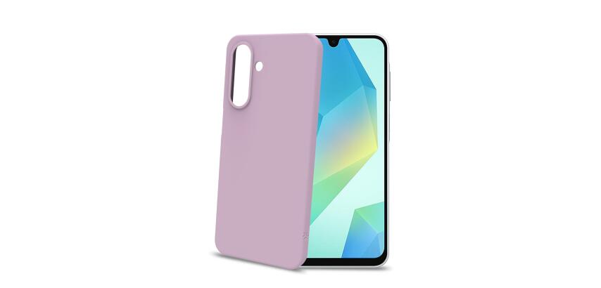 CROMO - Cover in morbido TPU con finitura soft touch colore rosa compatibile con Galaxy A17 5G/ A17 5G Enterprise Edition/ A17 4G