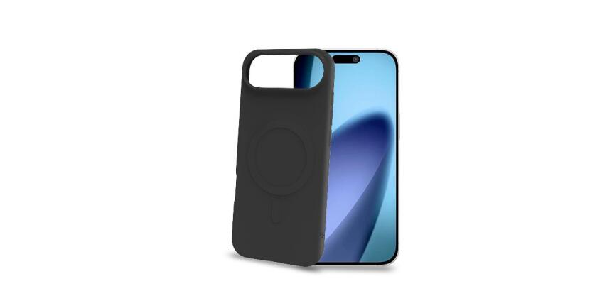 CROMOMAG - Cover in TPU morbido compatibile con la tecnologia Magsafe, colore nero compatibile con Apple iPhone Air [IPHONE 17 CASES]