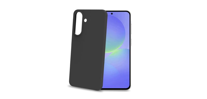CROMO - Cover in morbido TPU con finitura soft touch colore nero compatibile con Samsung Galaxy A37 5G/ Galaxy A37 5G Enterprise Edition