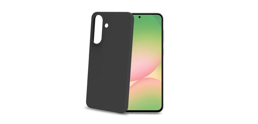 CROMO - Cover in morbido TPU con finitura soft touch colore nero compatibile con Samsung Galaxy A57 5G/ Galaxy A57 5G Enterprise Edition