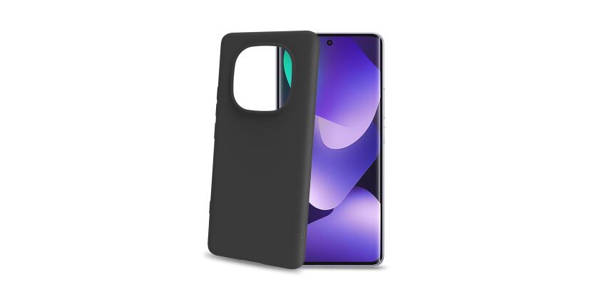 CROMO - Cover in morbido TPU con finitura soft touch colore nero compatibile con Xiaomi Redmi Note 15 5G/ Redmi Note 15 4G/ Poco M8 5G