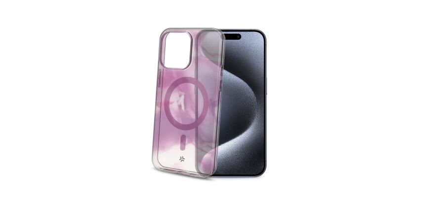 MAGSHADES - Cover semi-trasparente dotata di tecnologia Magsafe, bordi rinforzati, protezione tasti compatibile per Apple iPhone 15