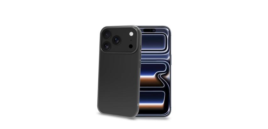 GELSKIN - Cover morbida trasparente nero in TPU compatibile con Apple iPhone 18 Pro/ iPhone 17 Pro [IPHONE 18 CASES]