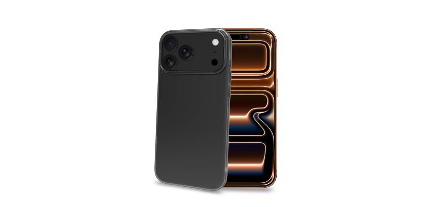 GELSKIN - Cover morbida trasparente nero in TPU compatibile con Apple iPhone 18 Pro Max/ iPhone 17 Pro Max [IPHONE 18 CASES]