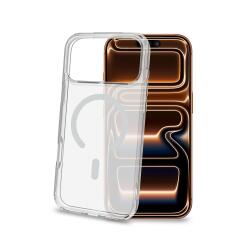 GELSKINMAG - Cover morbida trasparente TPU, compatibile con tecnologia Magsafe, anello magnetico match in color Silver x Apple iPhone 18 Pro Max/iPhone 17 Pro Max [IPHONE 18 CASES]