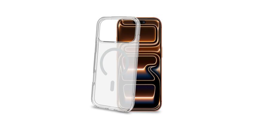 GELSKINMAG - Cover morbida trasparente TPU, compatibile con tecnologia Magsafe, anello magnetico match in color Silver x Apple iPhone 18 Pro Max/iPhone 17 Pro Max [IPHONE 18 CASES]