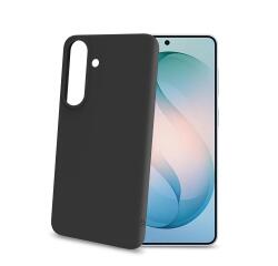 CROMO - Cover in morbido TPU con finitura soft touch colore nero compatibile con Samsung Galaxy S26 FE 5G