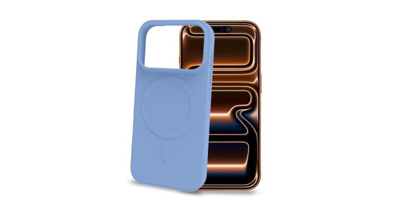 CROMOMAG1201 - Cover in TPU morbido compatibile con la tecnologia Magsafe, colore light blue compatibile con Apple iPhone 18 Pro Max / iPhone 17 Pro Max [IPHONE 18 CASES]